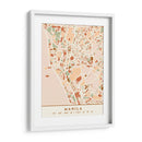 Manila, Mapas negros Tonos tierra 46 - Emiliano Deificus | Cuadro decorativo de Canvas Lab