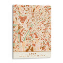 Lyon, Mapas negros Tonos tierra 43 - Emiliano Deificus | Cuadro decorativo de Canvas Lab