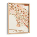 Los Angeles, Mapas negros Tonos tierra 42 - Emiliano Deificus | Cuadro decorativo de Canvas Lab
