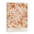 Londres, Mapas negros Tonos tierra 41 - Emiliano Deificus | Cuadro decorativo de Canvas Lab