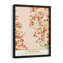 Liverpool, Mapas negros Tonos tierra 40 - Emiliano Deificus | Cuadro decorativo de Canvas Lab