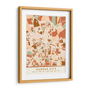 Kansas City, Mapas negros Tonos tierra 36 - Emiliano Deificus | Cuadro decorativo de Canvas Lab
