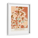 Kuala Lumpur, Mapas negros Tonos tierra 37 - Emiliano Deificus | Cuadro decorativo de Canvas Lab