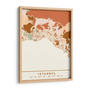 Estanbul, Mapas Negros Tonos Tierra 35 - Emiliano Deificus | Cuadro decorativo de Canvas Lab