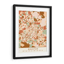 Houston, Mapas negros Tonos tierra 34 - Emiliano Deificus | Cuadro decorativo de Canvas Lab