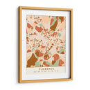 Florencia, Mapas Negros Tonos Tierra 30 - Emiliano Deificus | Cuadro decorativo de Canvas Lab