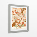 Florencia, Mapas Negros Tonos Tierra 30 - Emiliano Deificus | Cuadro decorativo de Canvas Lab