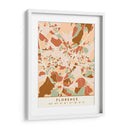 Florencia, Mapas Negros Tonos Tierra 30 - Emiliano Deificus | Cuadro decorativo de Canvas Lab