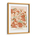 Edinburgh, Mapas negros Tonos tierra 29 - Emiliano Deificus | Cuadro decorativo de Canvas Lab