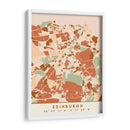 Edinburgh, Mapas negros Tonos tierra 29 - Emiliano Deificus | Cuadro decorativo de Canvas Lab