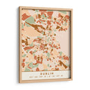 Dublin, Mapas negros Tonos tierra 28 - Emiliano Deificus | Cuadro decorativo de Canvas Lab