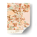 Dublin, Mapas negros Tonos tierra 28 - Emiliano Deificus | Cuadro decorativo de Canvas Lab