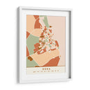 Doha, Mapas negros Tonos tierra 26 - Emiliano Deificus | Cuadro decorativo de Canvas Lab