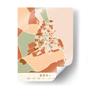 Doha, Mapas negros Tonos tierra 26 - Emiliano Deificus | Cuadro decorativo de Canvas Lab