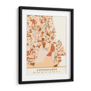 Copenhagen, Mapas negros Tonos tierra 23 - Emiliano Deificus | Cuadro decorativo de Canvas Lab