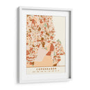 Copenhagen, Mapas negros Tonos tierra 23 - Emiliano Deificus | Cuadro decorativo de Canvas Lab