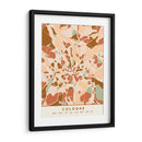 Colonia, Mapas negros Tonos tierra 22 - Emiliano Deificus | Cuadro decorativo de Canvas Lab