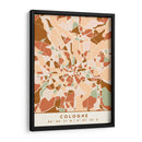 Colonia, Mapas negros Tonos tierra 22 - Emiliano Deificus | Cuadro decorativo de Canvas Lab