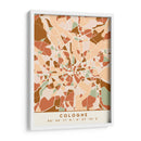 Colonia, Mapas negros Tonos tierra 22 - Emiliano Deificus | Cuadro decorativo de Canvas Lab