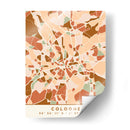 Colonia, Mapas negros Tonos tierra 22 - Emiliano Deificus | Cuadro decorativo de Canvas Lab