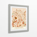 Casablanca, Mapas negros Tonos tierra 19 - Emiliano Deificus | Cuadro decorativo de Canvas Lab