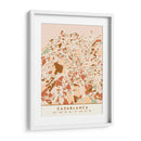Casablanca, Mapas negros Tonos tierra 19 - Emiliano Deificus | Cuadro decorativo de Canvas Lab