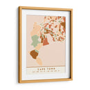 Cape Town, Mapas negros Tonos tierra 18 - Emiliano Deificus | Cuadro decorativo de Canvas Lab