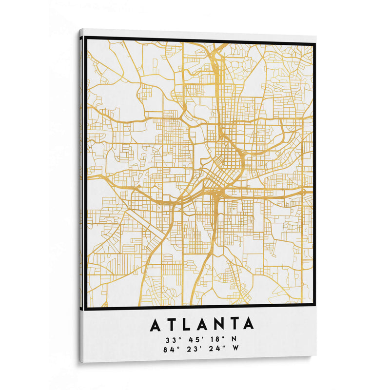 Atlanta, 1 Mapas 3 21 - Emiliano Deificus | Cuadro decorativo de Canvas Lab