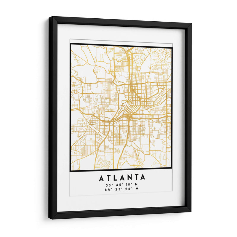 Atlanta, 1 Mapas 3 21 - Emiliano Deificus | Cuadro decorativo de Canvas Lab