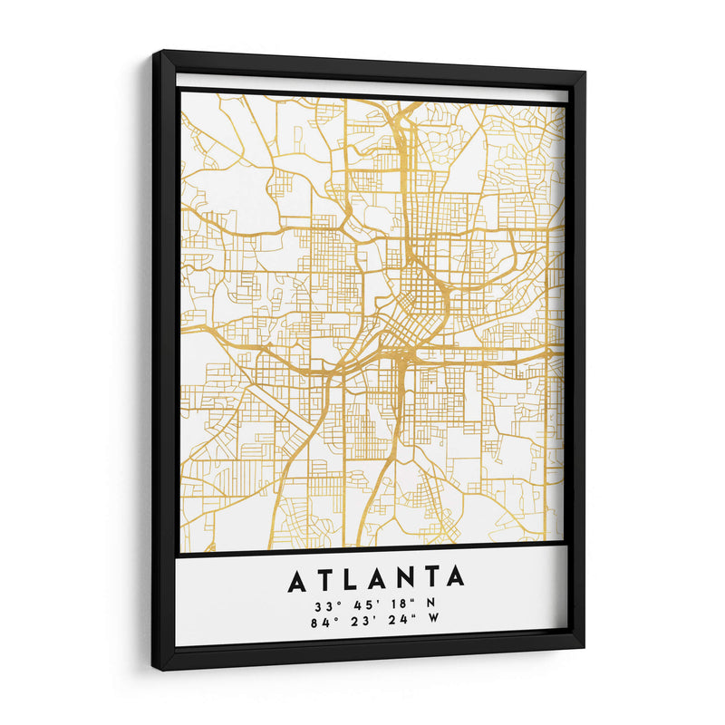 Atlanta, 1 Mapas 3 21 - Emiliano Deificus | Cuadro decorativo de Canvas Lab