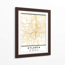 Atlanta, 1 Mapas 3 21 - Emiliano Deificus | Cuadro decorativo de Canvas Lab