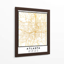 Atlanta, 1 Mapas 3 21 - Emiliano Deificus | Cuadro decorativo de Canvas Lab