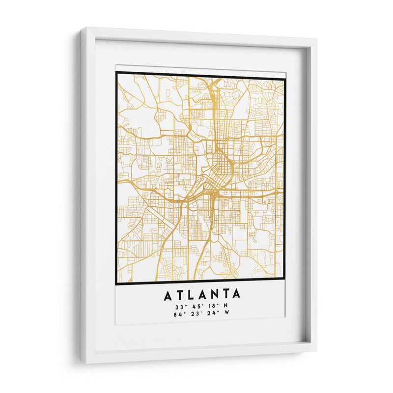 Atlanta, 1 Mapas 3 21 - Emiliano Deificus | Cuadro decorativo de Canvas Lab