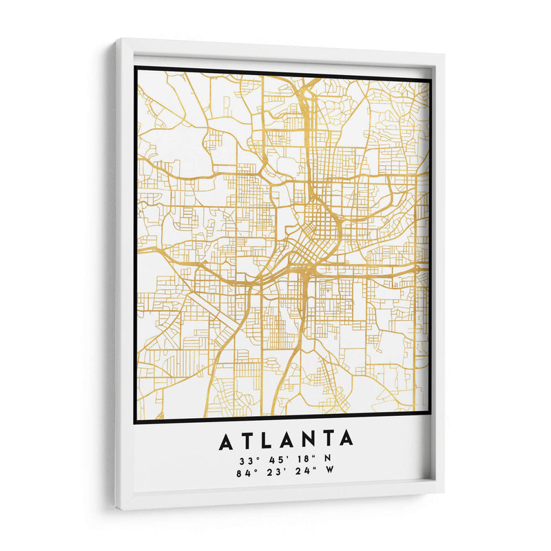 Atlanta, 1 Mapas 3 21 - Emiliano Deificus | Cuadro decorativo de Canvas Lab