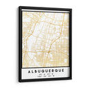 Albuquerque, 1 Mapas 3 18 - Emiliano Deificus | Cuadro decorativo de Canvas Lab