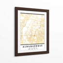 Albuquerque, 1 Mapas 3 18 - Emiliano Deificus | Cuadro decorativo de Canvas Lab