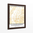 Albuquerque, 1 Mapas 3 18 - Emiliano Deificus | Cuadro decorativo de Canvas Lab
