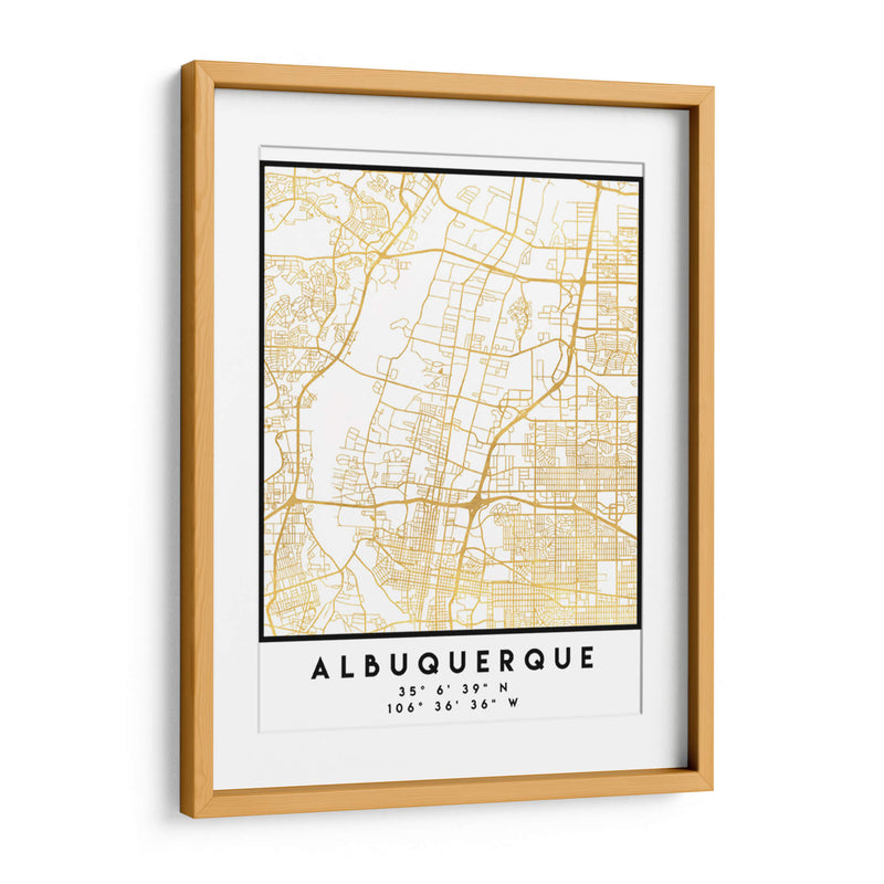 Albuquerque, 1 Mapas 3 18 - Emiliano Deificus | Cuadro decorativo de Canvas Lab