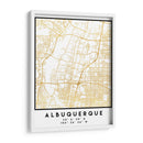 Albuquerque, 1 Mapas 3 18 - Emiliano Deificus | Cuadro decorativo de Canvas Lab
