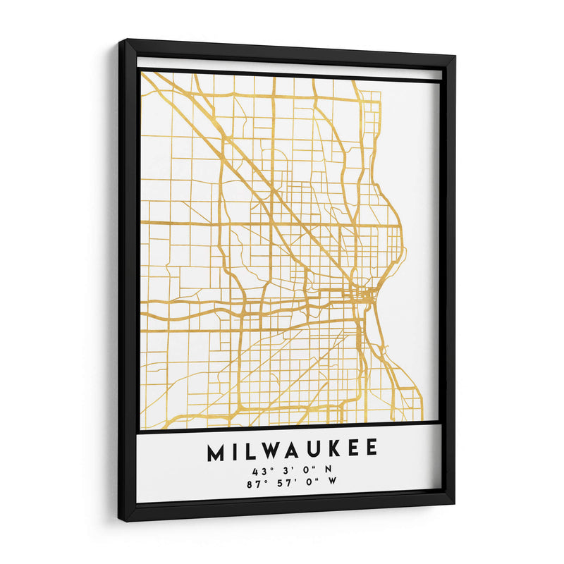 Milwaukee, 1 Mapas 3 17 - Emiliano Deificus | Cuadro decorativo de Canvas Lab