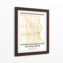 Milwaukee, 1 Mapas 3 17 - Emiliano Deificus | Cuadro decorativo de Canvas Lab