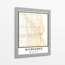 Milwaukee, 1 Mapas 3 17 - Emiliano Deificus | Cuadro decorativo de Canvas Lab