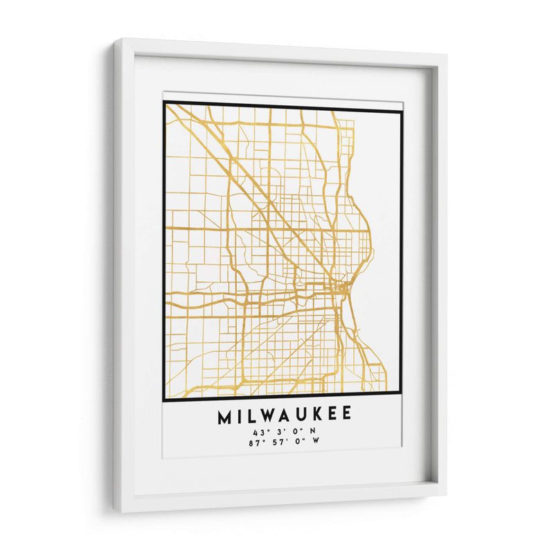 Milwaukee, 1 Mapas 3 17 - Emiliano Deificus | Cuadro decorativo de Canvas Lab