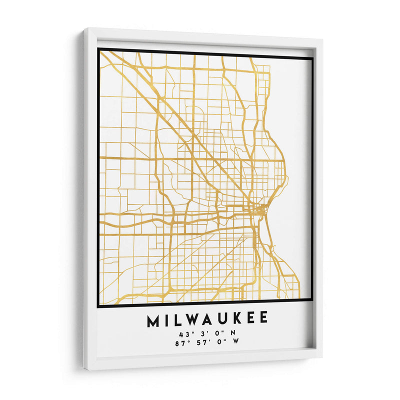 Milwaukee, 1 Mapas 3 17 - Emiliano Deificus | Cuadro decorativo de Canvas Lab