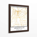 Louisville, 1 Mapas 3 16 - Emiliano Deificus | Cuadro decorativo de Canvas Lab