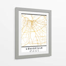 Louisville, 1 Mapas 3 16 - Emiliano Deificus | Cuadro decorativo de Canvas Lab