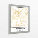 Louisville, 1 Mapas 3 16 - Emiliano Deificus | Cuadro decorativo de Canvas Lab
