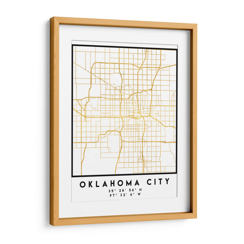 Oklahoma City, 1 Mapas 3 15 - Emiliano Deificus | Cuadro decorativo de Canvas Lab