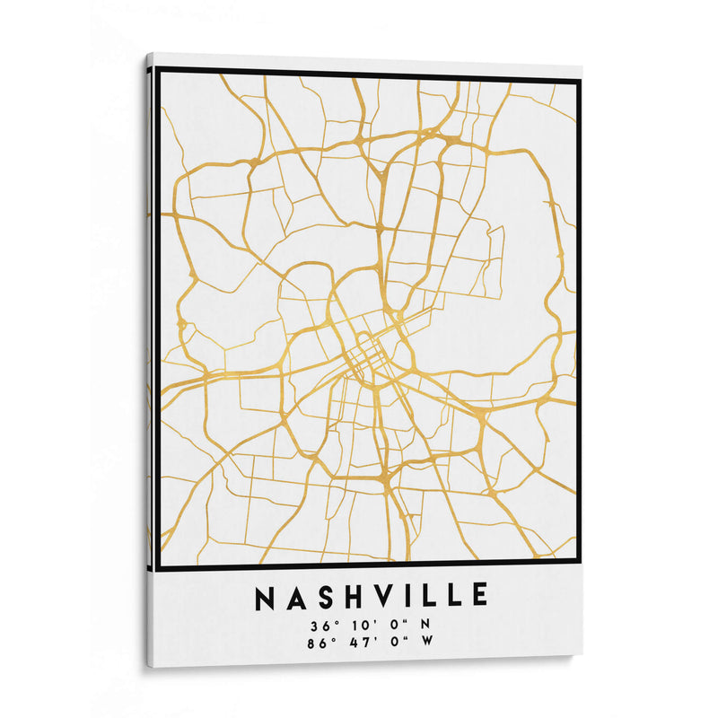 Nashville, 1 Mapas 3 13 - Emiliano Deificus | Cuadro decorativo de Canvas Lab