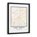 Fort Worth, 1 Mapas 3 11 - Emiliano Deificus | Cuadro decorativo de Canvas Lab